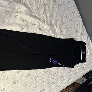 purple label black polo ralph lauren long dress